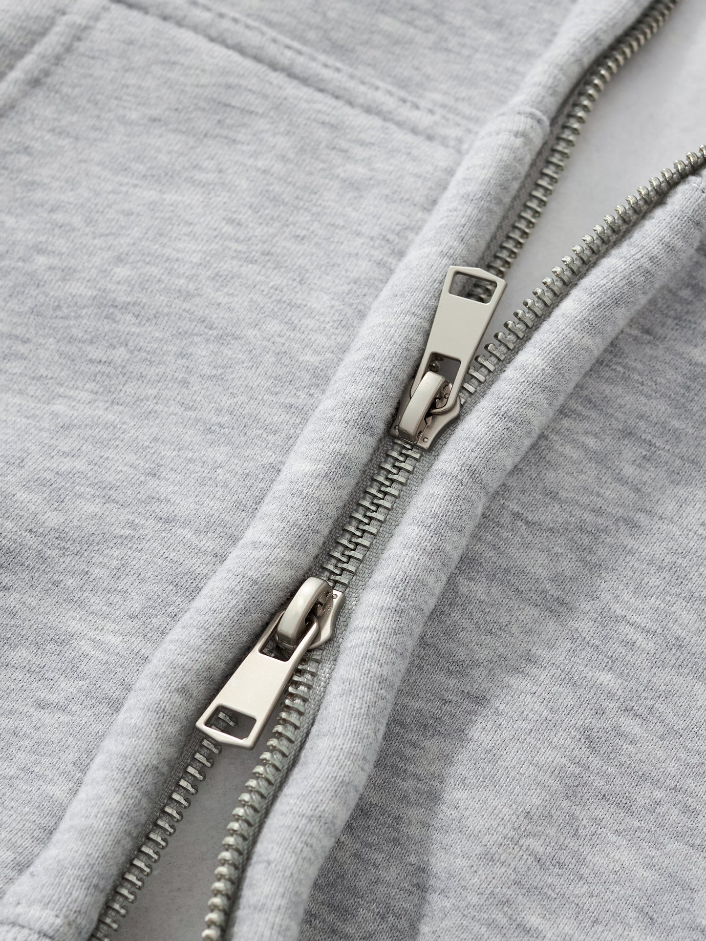 Fleeced Zip-Up Cropped Hoodie Female